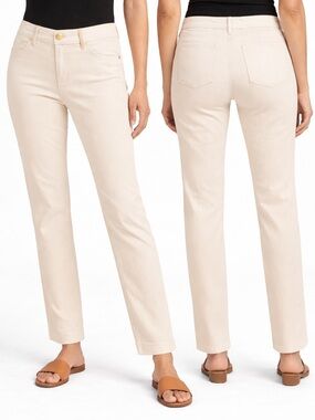 Dismero Beige Gold Accent Jeans